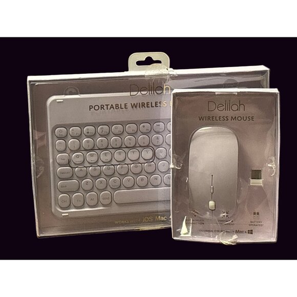 Delilah Wireless Affordable Keyboard and Mouse - Picture 1 of 5